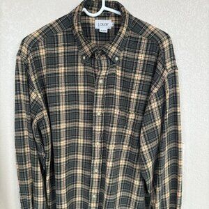 J.Crew button down flannel shirt